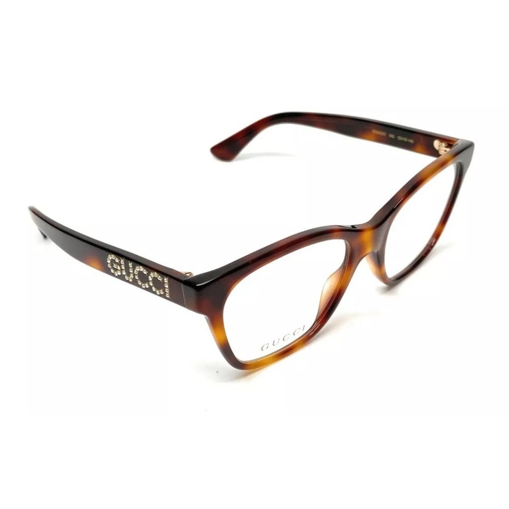 Gucci Women's Havana Eyeglasses - Picture 3 of 4